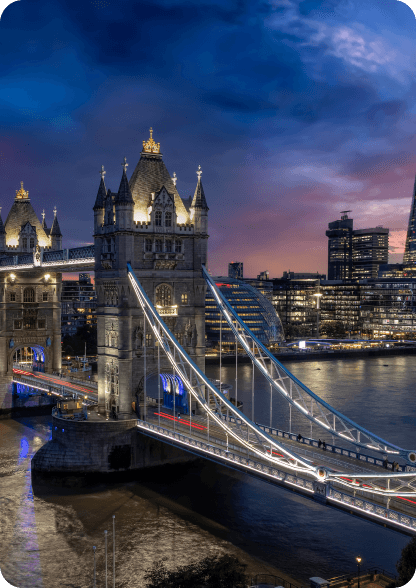 London skyline view