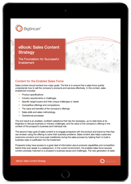 Sales Content Strategy eBook